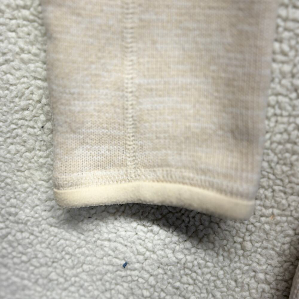 Patagonia Better Sweater Jacket Medium Women Beige 1/4 Zip Fleece Hiking 25618 - Picture 8 of 11